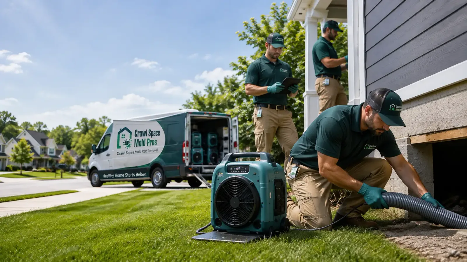 Crawl Space Mold Removal in Swanton, MD